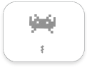 stickboutik.com - Stickers Space Invaders (Grand modèle)