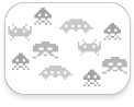 stickboutik.com - Stickers Space Invaders (Grand modle)