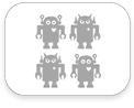 stickboutik.com - Stickers Robots (Taille moyenne) par Giant Robot - REPOSITIONNABLES