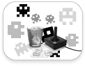 stickboutik.com - Mini Space Invaders + glaons Ice Pack