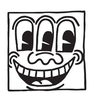 Stickers Muraux et stickers deco Sticker Untitled Face chez stickboutik.com