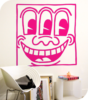 Stickers Muraux et stickers deco Sticker Untitled Face chez stickboutik.com