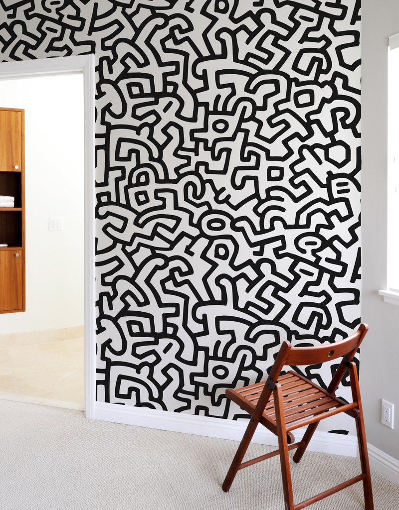 Stickers PopShop Fresque Murale par  Keith Haring