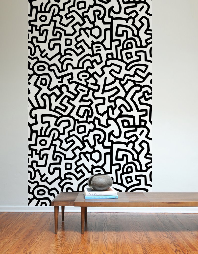 Stickers PopShop Fresque Murale par  Keith Haring