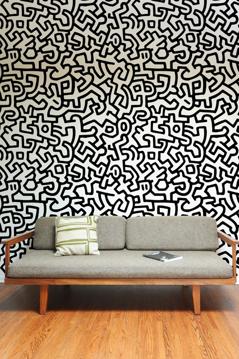 Stickers PopShop Fresque Murale par  Keith Haring