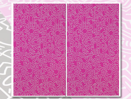 Package content: Dancers Pink Giant Wall Murals by  Keith Haring - Only Stickboutik.com 