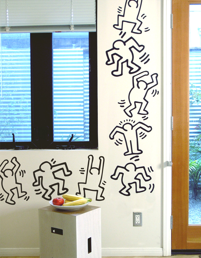 Dancers Wall Stickers Keith Haring: Wall Sticker & Wall Decal Main Image