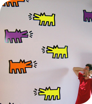 Stickers Muraux et stickers deco Stickers muraux Barking Dogs  chez stickboutik.com