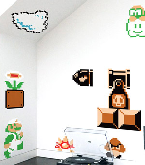 Stickers Muraux et stickers deco Stickers muraux Nintendo  chez stickboutik.com