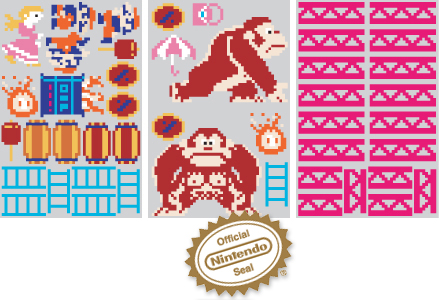 Stickers muraux Donkey Kong  Nintendo : Sticker / Wall Decal Outline