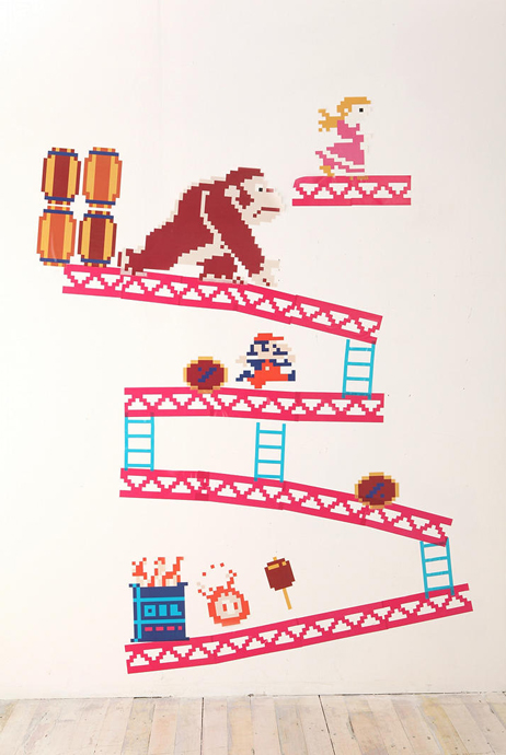 Image: Stickers muraux Donkey Kong sur Stickboutik.com