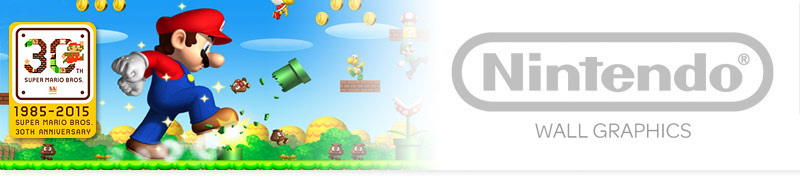 Giant Nintendo Super Mario Bros Wall Decals & Wall Stickers: perfect for decorating or transforming any room or bare walls into a giant video game, in just minutes. All the characters and objects from Super Mario Bros are ready to take over your walls! You can even move them around as you wish, they are re-positionnable. Geek stickers - Gamers wall stickers - Video Games stickers - official Geek decals