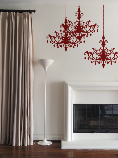 Chandelier Wall Sticker : Wall Sticker & Wall Decal Main Image