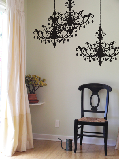 Chandelier Wall Sticker : Wall Sticker & Wall Decal Main Image