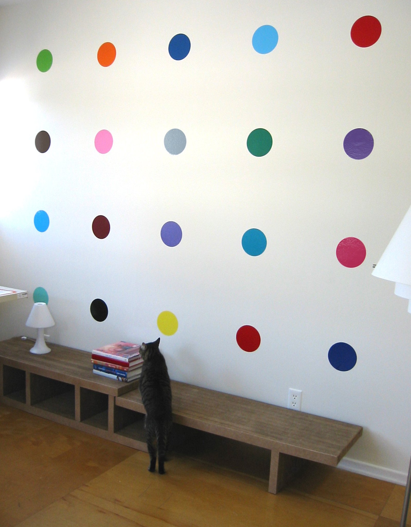 Spot Painting Wall Stickers  Damien Hirst inspired: Wall Sticker & Wall Decal Main Image