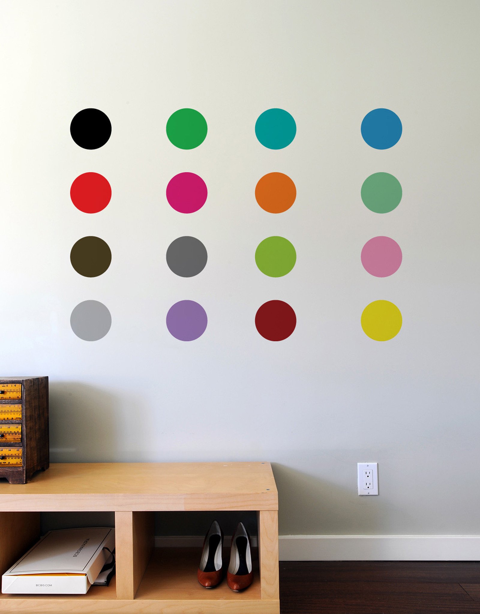 Spot Painting Wall Stickers  Damien Hirst inspired: Wall Sticker & Wall Decal Main Image