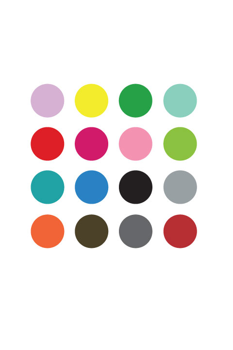 Spot Painting Wall Stickers  Damien Hirst inspired: Wall Sticker & Wall Decal Main Image