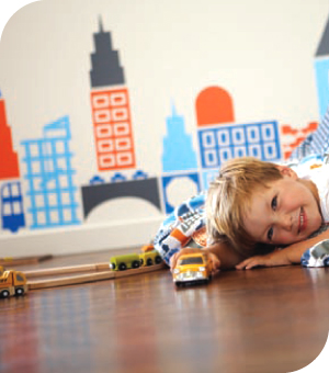Stickers Muraux et stickers deco Stickers enfants City  chez stickboutik.com