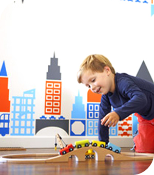 Stickers Muraux et stickers deco Stickers enfants City  chez stickboutik.com