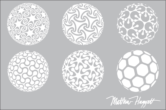 Stickers Sphères par Matthew Haggett - 1/3
