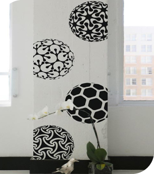 Stickers Muraux et stickers deco Stickers Sph�res chez stickboutik.com