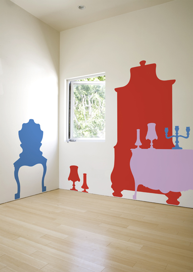 Stickers Meubles baroques   Jan Habraken: Wall Sticker & Wall Decal Main Image