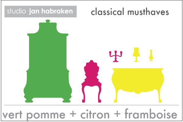 Stickers Meubles baroques  par  Jan Habraken