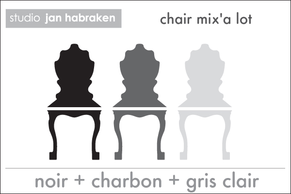 Stickers chaises baroques  par  Jan Habraken