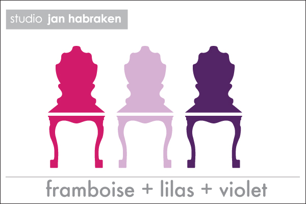 Stickers chaises baroques  par  Jan Habraken