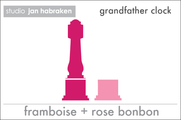 Grandfather Clock   Jan Habraken: Wall Sticker & Wall Decal Main Image