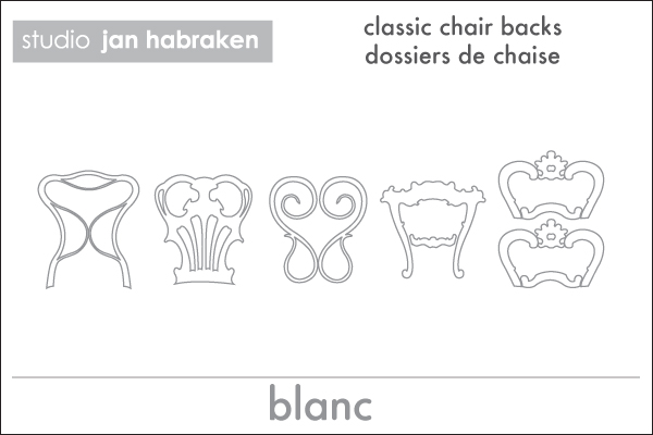 Stickers dos de chaises par  Jan Habraken