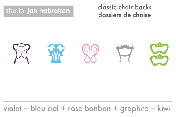 Stickers dos de chaises par  Jan Habraken