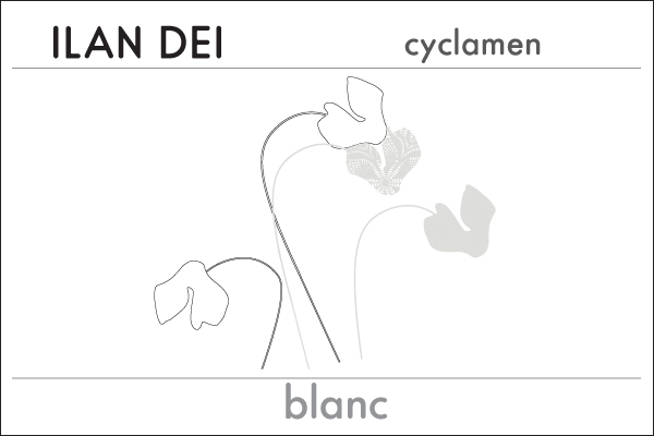  ilan Dei - Cyclamen Snow - Giant Wall Stickers & Wall Decals only on Stickboutik.com - 2/3