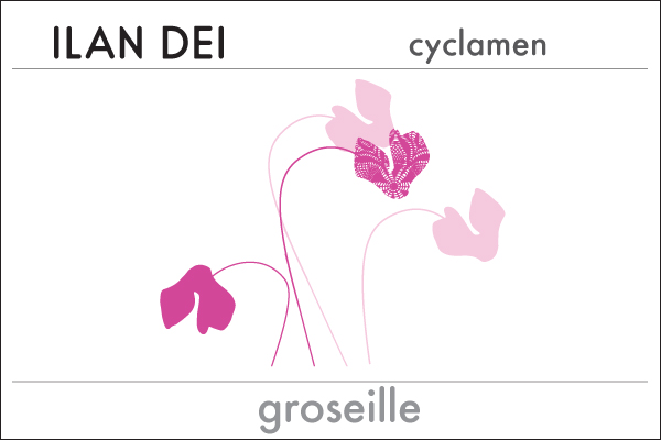 Stickers muraux Cyclamen  par  ilan Dei