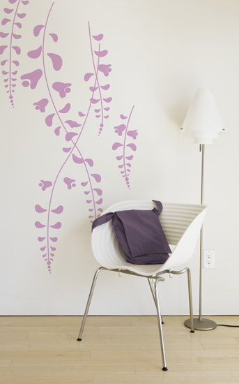 Wisteria Lilac - Giant Wall Stickers  ilan Dei: Wall Sticker & Wall Decal Main Image