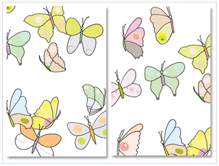 Contenu du pack: Stickers Papillons Aquarelle Christy Flora