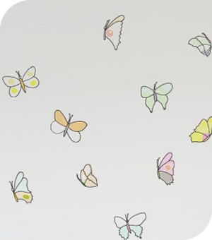 Stickers Muraux et stickers deco Stickers Papillons Aquarelle chez stickboutik.com