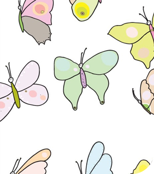 Stickers Muraux et stickers deco Stickers Papillons Aquarelle chez stickboutik.com