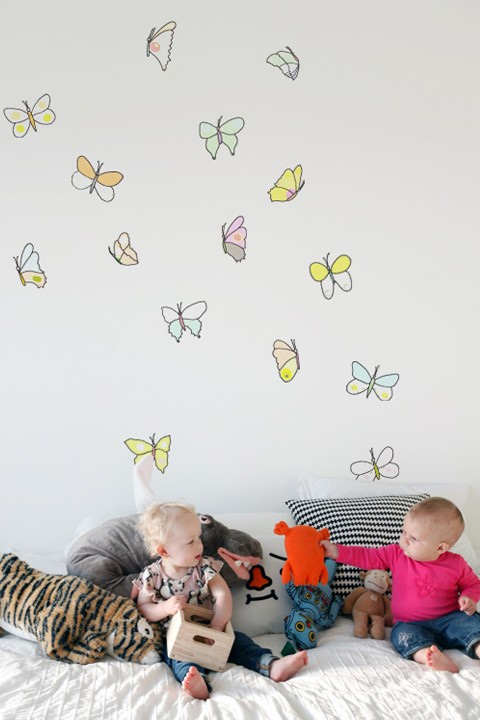  Christy Flora - Flutter Butterflies - Wall Stickers & Wall Decals only on Stickboutik.com - 3/6