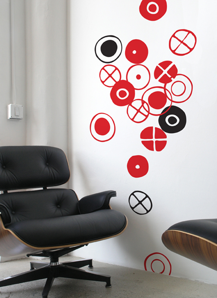 Circles - Small Stickers   Charles & Ray EAMES: Wall Sticker & Wall Decal Main Image