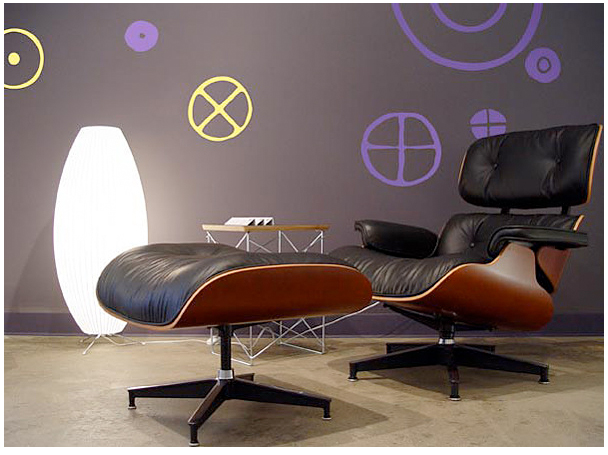 Circles - Big Graphite Stickers  Charles & Ray EAMES: Wall Sticker & Wall Decal Main Image