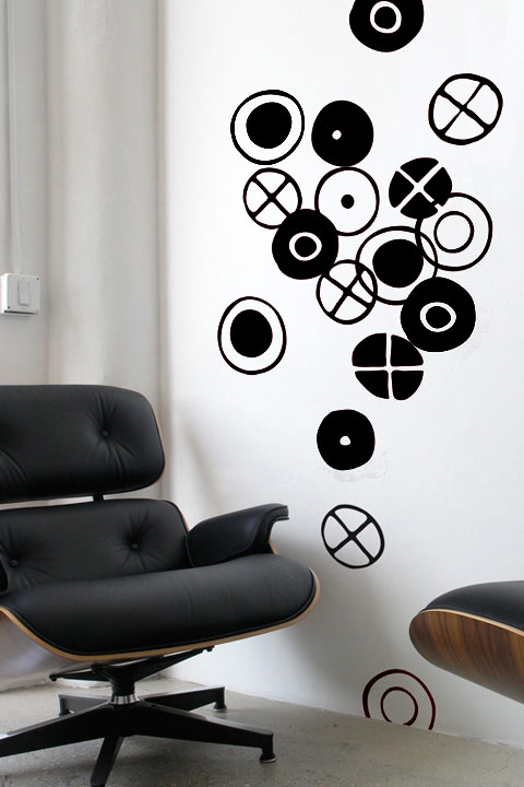 Stickers Circles  par  Charles & Ray EAMES