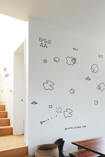 Stickers muraux Asteroids par  Atari 