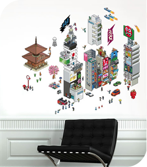 Stickers Muraux et stickers deco Stickers muraux eBoy  chez stickboutik.com