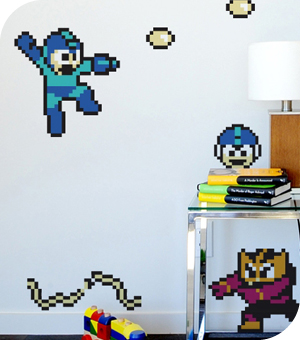 Stickers Muraux et stickers deco Stickers muraux MegaMan  chez stickboutik.com