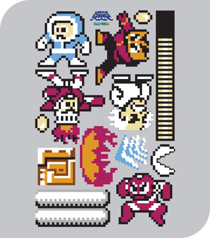 Stickers Muraux et stickers deco Stickers muraux MegaMan  chez stickboutik.com