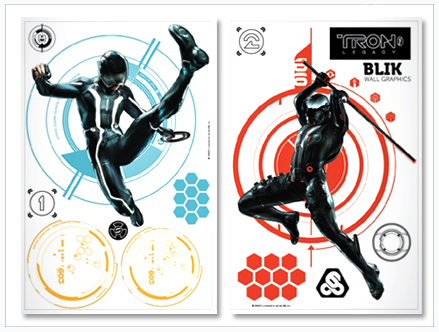 Contenu du pack: Stickers Tron Heritage - Battle Disney