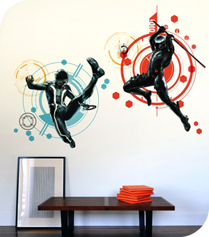 Stickers Muraux et stickers deco Stickers Tron Heritage - Battle chez stickboutik.com