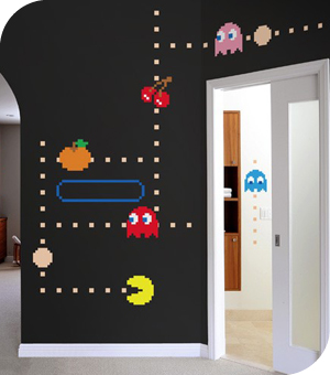 Stickers Muraux et stickers deco Stickers PacMan Fantomes chez stickboutik.com