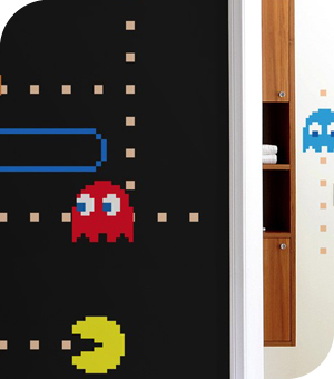 Stickers Muraux et stickers deco Stickers PacMan Fantomes chez stickboutik.com